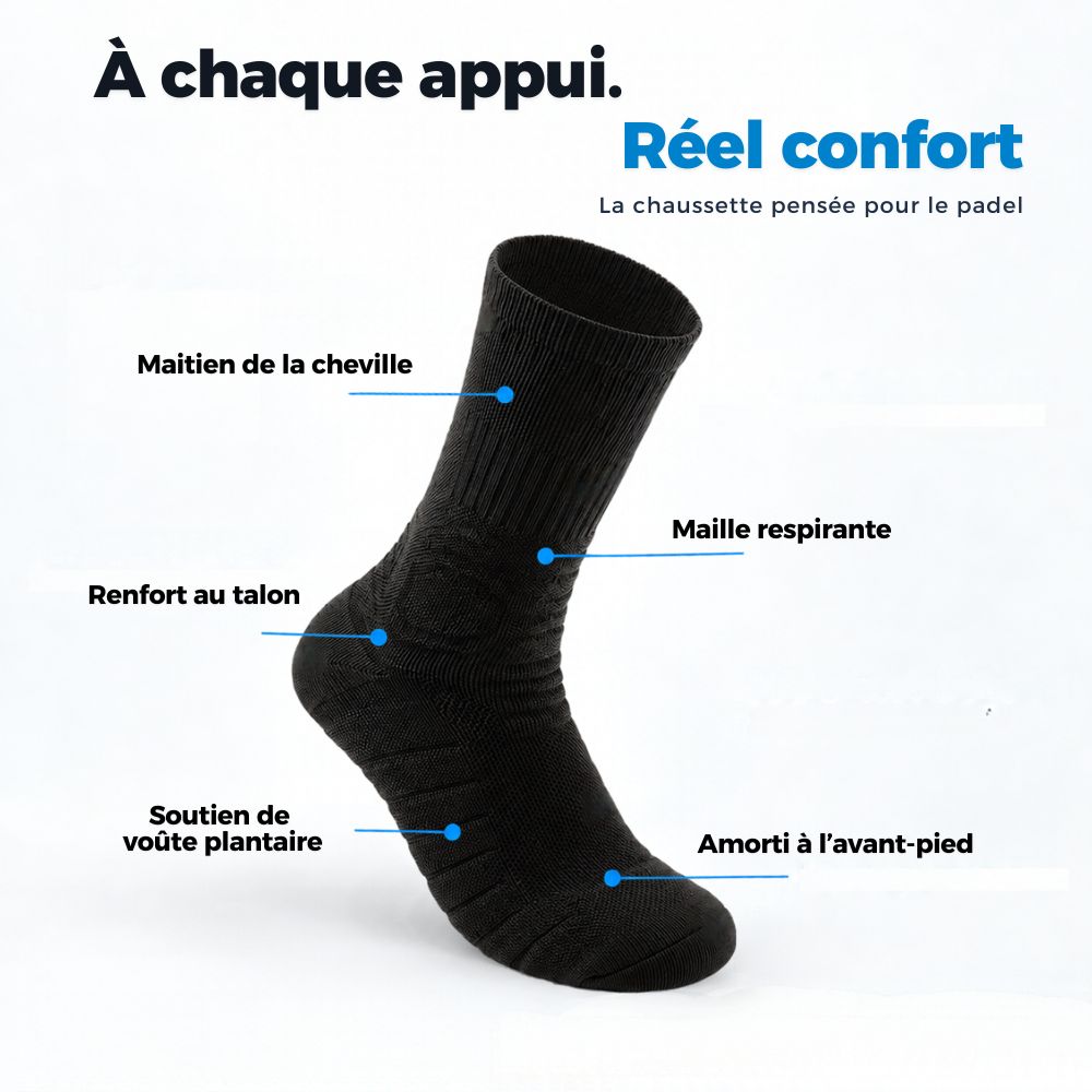 Padelsock - Chaussette confort pour le padel