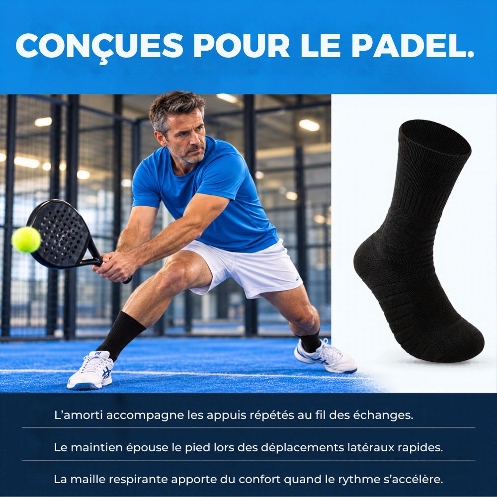 Padelsock - Chaussette confort pour le padel