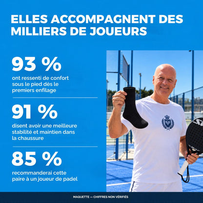Padelsock - Chaussette confort pour le padel