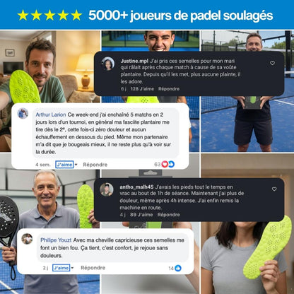 Semelle proshock - jouer plus longtemps sans douleur